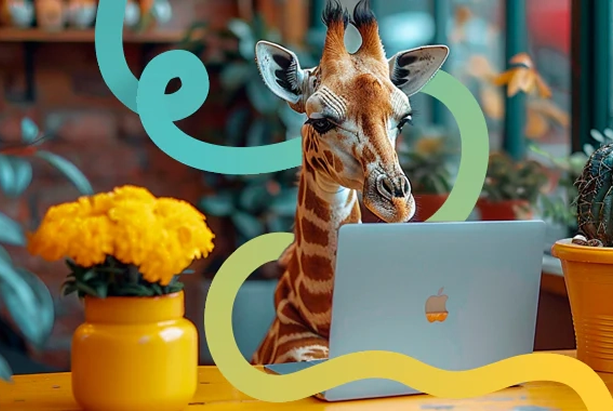 loop branded giraffe